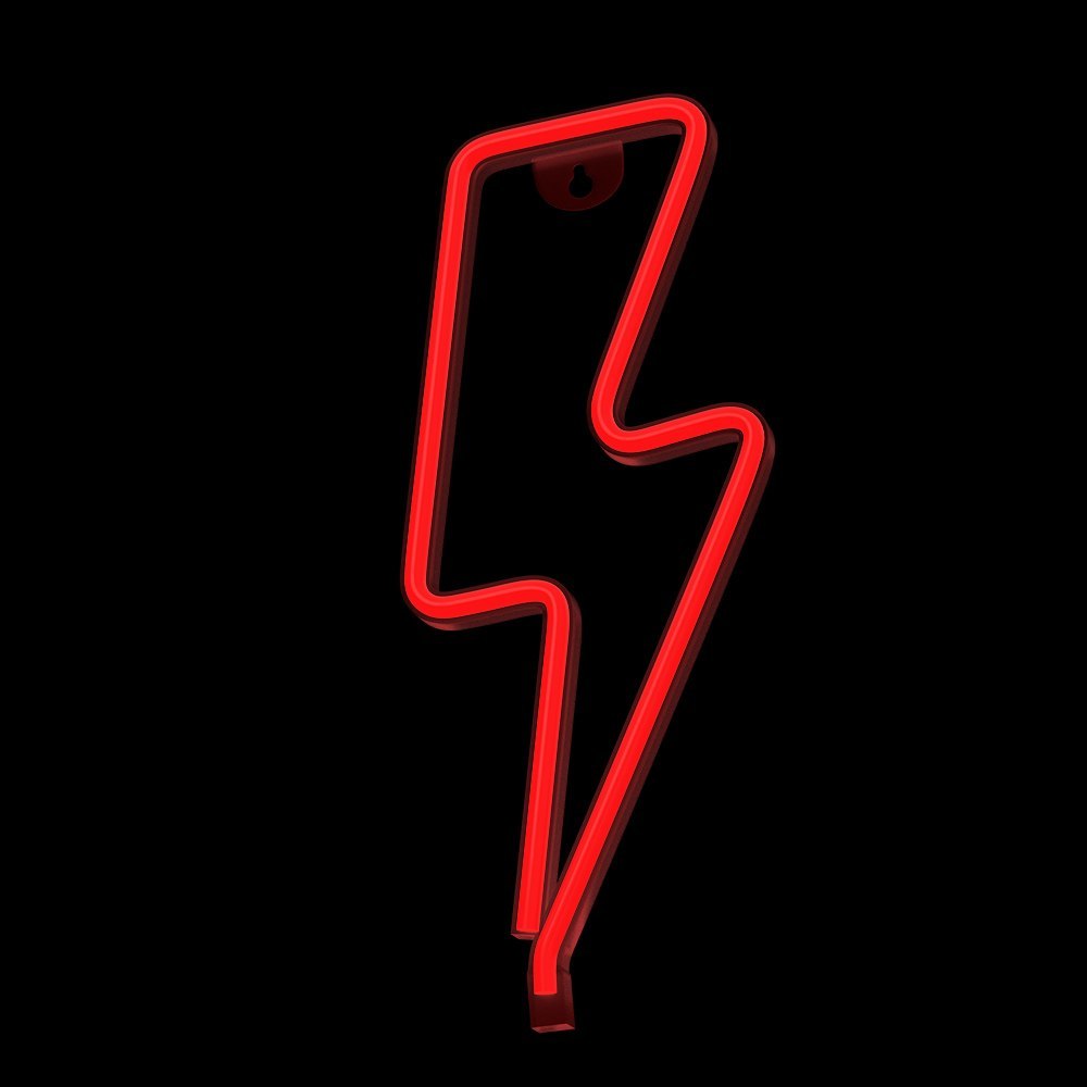 Neon LED PIORUN czerwony Bat + USB FLNE06 Forever Light